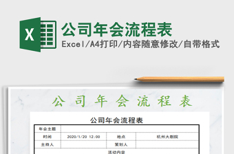 2022公司年會(huì)流程表免費(fèi)下載
