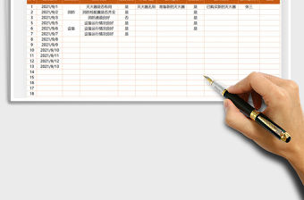 2022日常安全檢查記錄表免費下載