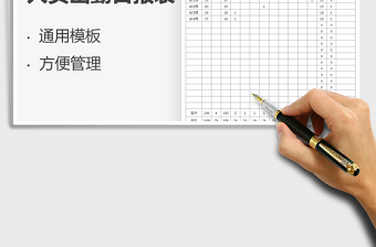 2021人員出勤日報表免費下載