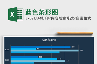 2022藍(lán)色條形圖免費(fèi)下載