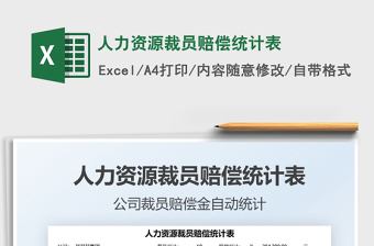 2022人力資源裁員賠償統(tǒng)計表免費(fèi)下載