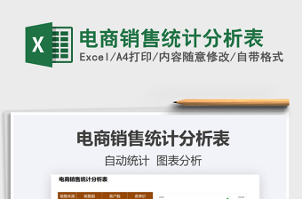 2022電商銷售統(tǒng)計(jì)分析表免費(fèi)下載