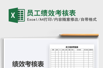 2021員工績(jī)效考核表免費(fèi)下載