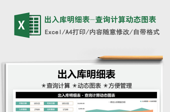 2021出入庫明細(xì)表-查詢計(jì)算動(dòng)態(tài)圖表免費(fèi)下載