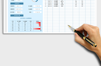 2022財(cái)務(wù)收入支出表-收支表免費(fèi)下載