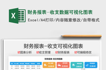 2021財務報表-收支數據可視化圖表免費下載