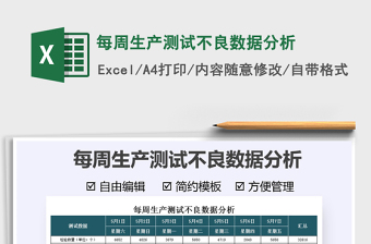 excel测试表格下载