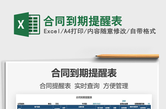 2022租金到期提醒表格