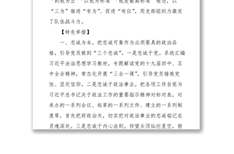 2021特色黨支部典型創(chuàng)建經(jīng)驗(yàn)