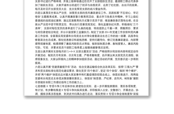20xx年上半年黨建及黨風廉政建設工作開展情況匯報