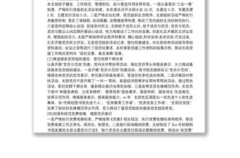 最新黨支部黨建工作自檢自查報(bào)告范文三篇