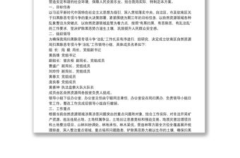 自然資源局掃黑除惡專項(xiàng)斗爭(zhēng)治亂工作方案 3篇