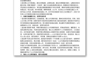 2021鄉(xiāng)鎮(zhèn)人大主席團20xx年工作總結(jié)和來年工作要點