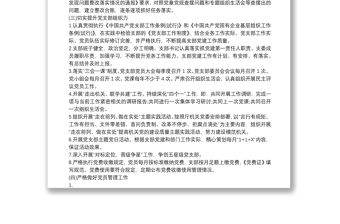 黨支部年度工作計劃安排