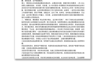 在20xx年局審計整改動員會議上的講話最新