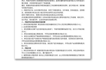 2021單位內控風險評估報告