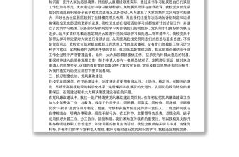 20xx年黨支部換屆選舉工作報(bào)告(學(xué)校)