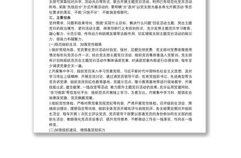 20xx年黨支部主題黨日活動計劃 主題黨日活動計劃范文