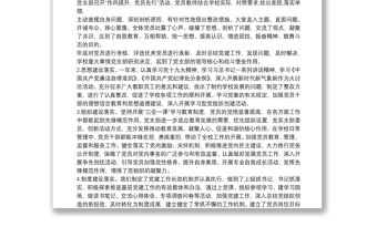 20xx年學校黨支部黨風廉政建設和反腐敗工作總結