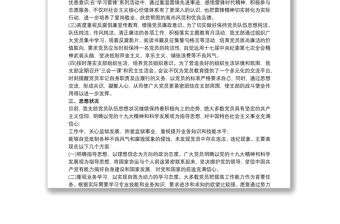 20xx年黨員思想政治狀況分析報告