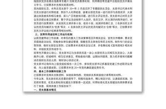 黨支部標(biāo)準(zhǔn)化規(guī)范化建設(shè)自查情況報告 3篇
