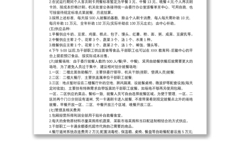 機關食堂管理和運行方案