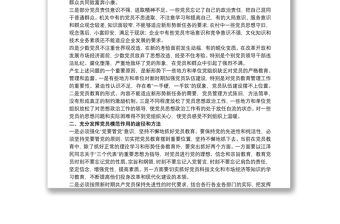 關于在發揮黨員先鋒模范作用方面存在的問題范本