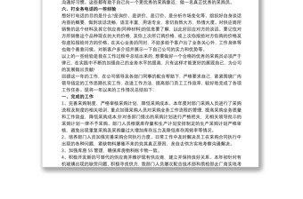 采購經(jīng)理試用期轉(zhuǎn)正工作總結(jié)叁篇