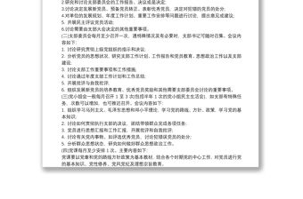 學校黨支部三會一課活動工作計劃