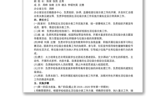 學(xué)校垃圾分類工作方案最新