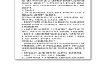 校園師德師風問題教師自查自糾報告精選