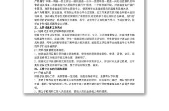 學生資助資金自查報告