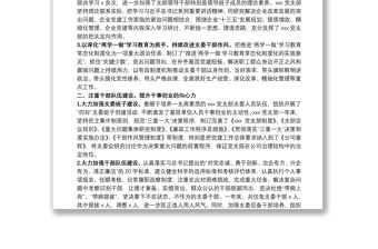 公司企業(yè)黨支部年度工作總結(jié)