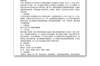 黨支部黨建品牌創(chuàng)建工作方案3篇