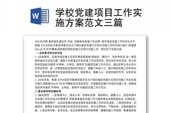 2022年項目資金實施方案的封皮