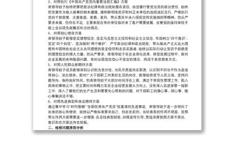 黨支部檢視問題清單和整改措施3篇