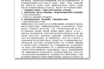 20xx年xx公司紀委書記述職報告