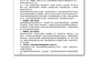 政府采購執(zhí)行自查報(bào)告 學(xué)校政府采購自查報(bào)告3篇