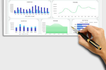2021財務(wù)報表-收入支出利潤表（可視化圖表）免費下載
