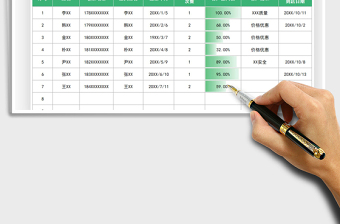 2021潜在客户信息跟进明细表免费下载