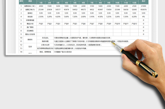 2021店铺运营规划表免费下载