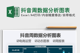 2021抖音周數(shù)據(jù)分析圖表免費(fèi)下載