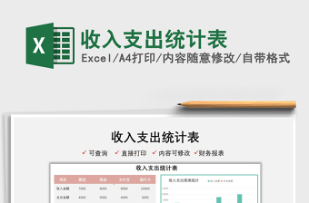 2021收入支出統(tǒng)計(jì)表免費(fèi)下載