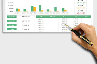 2021收支明細(xì)表(一周收支查詢)免費(fèi)下載