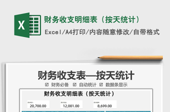 2021財(cái)務(wù)收支明細(xì)表（按天統(tǒng)計(jì)）免費(fèi)下載