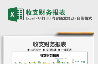 2021收支財務報表免費下載