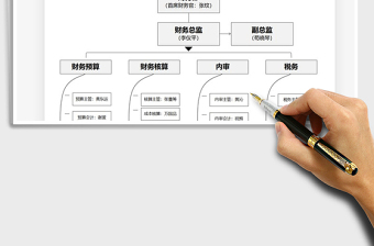 2021公司财务分工架构图免费下载