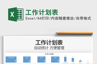 2021工作計劃表免費下載