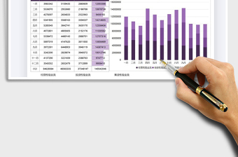 2021財(cái)務(wù)會(huì)計(jì)公司現(xiàn)金流數(shù)據(jù)圖表免費(fèi)下載