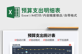 2022费用预算支出明细表